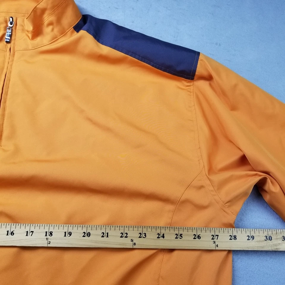 Grand Slam Golf 1/4 Zip Jacket Men Size XL Orange Pullover Windbreaker - Image 4 of 4