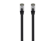 Monoprice Cat8 26AWG S/FTP Ethernet Network Cable - 7ft - Black, 2GHz, 40Gbps