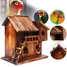 Squirrel House Nesting Box Bird Nature Animals Safety Wooden Nest Protector USA