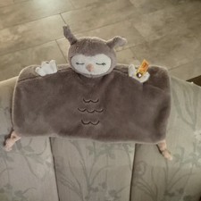 Steiff Ollie Owl Lovey Security Blanket Germa...