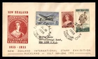 Mayfairstamps New Zealand FDC 1955 International Stamp Exhibit First Day Cover a