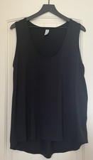 Varley Elenda Tank Top Womens Sz Large Black Relaxed Fit Sleeveless Active Shirt