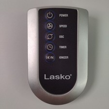 Lasko OEM 5 Button Replacement Remote Control for Ionizer Oscillating Tower Fan