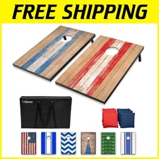 Lightweight Cornhole Set with Bean Bags