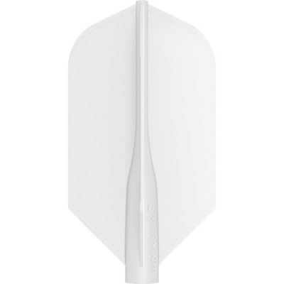 Target Darts 8 Flight Slim Flight - WHITE PACK OF 3 Dart Flights NEW SEALED