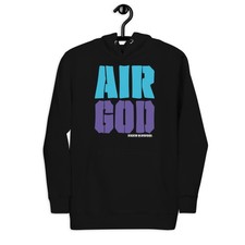 Hoodie to Match Jordan Retro 5 Grape - Air God Graphic Sneaker Tee Sweatshirt