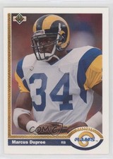 1991 Upper Deck Marcus Dupree #499 0v2g