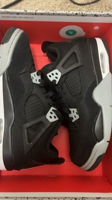 Jordan Air Jordan 4 Retro SE (GS) Black Steel Grey Youth Sneakers Size 7Y