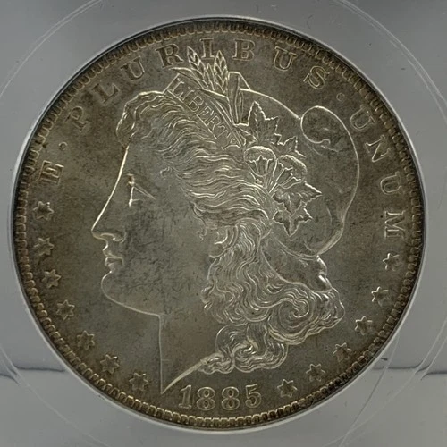1885-O Morgan Silver Dollar ANACS MS 63