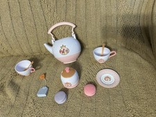 Disney Princess Magical Tea Set Teapot, Teacups, Saucer, Plates, Macaroons