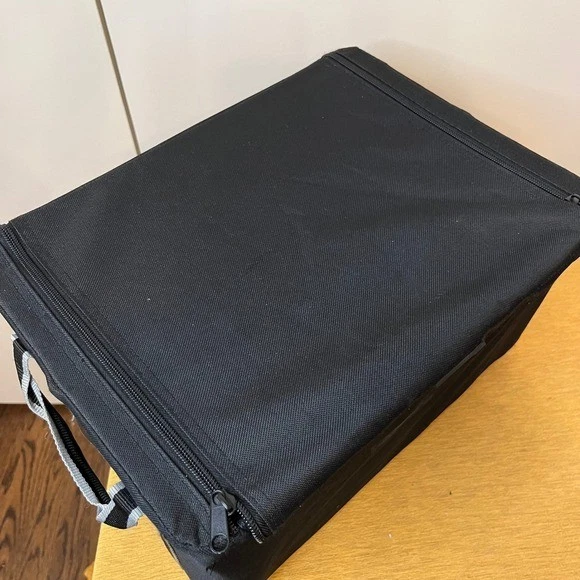 Medium Reisenthel Collapsible Fabric Storage Container Box Bin Zip Top - Image 2 of 4