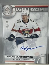 2023-24 UD SP Authentic MACKIE SAMOSKEVICH Future Watch Rookie RC Auto /999!!!