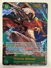 One Piece Dracule Mihawk SEC Alt Art OP14-119 The Azure Sea's Seven English MINT