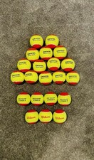 Red Dot Tennis Balls - Low Compression for Kids (21 Balls) 