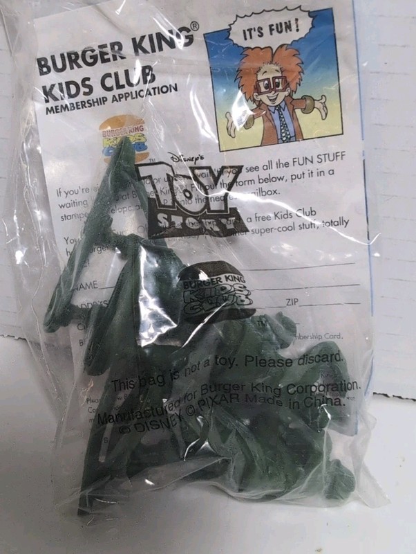 Burger King Toy Story Army Men Sealed