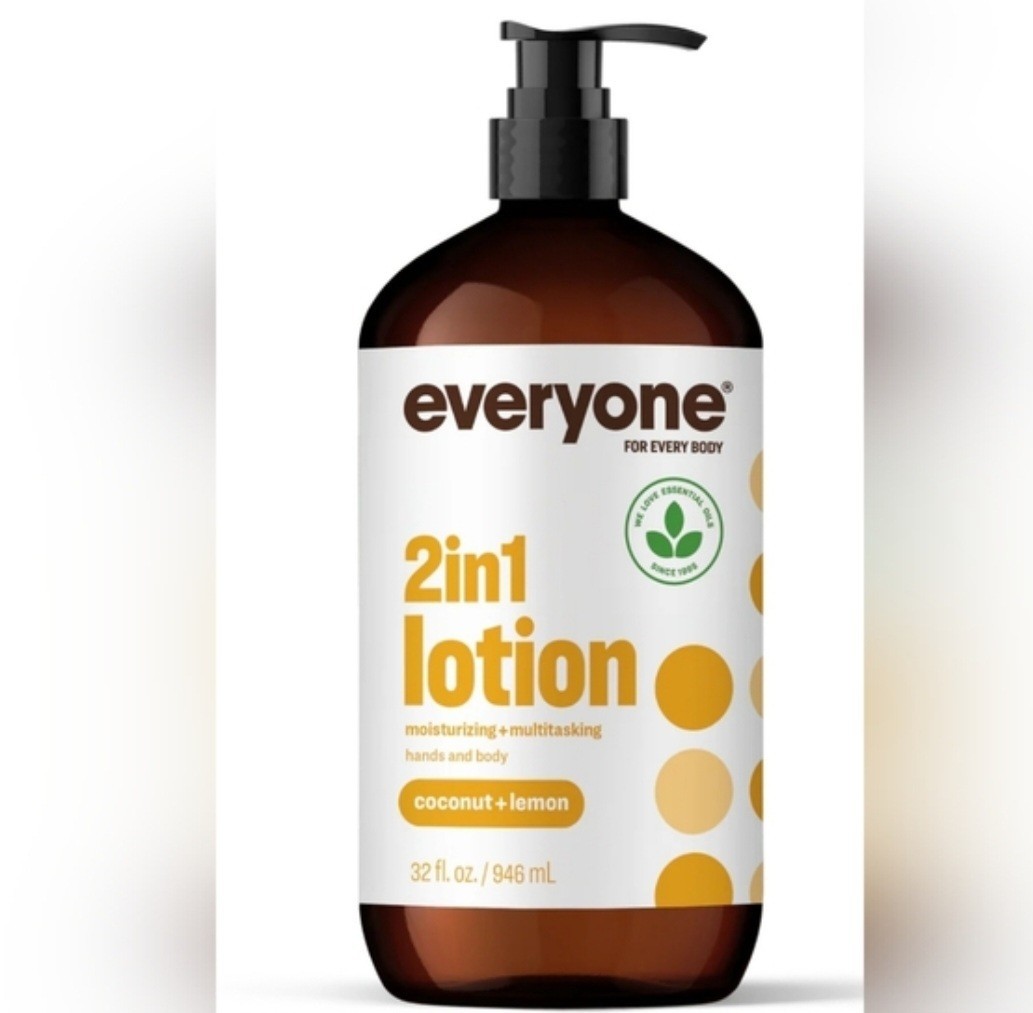 Hands & Body Coconut + Lemon 32oz W/coconut Oil New