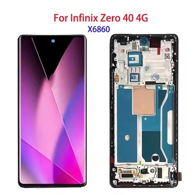 6.78'' Orig For Infinix Zero 40 4G X6860 AMOLED Display Touch Screen Digitizer