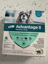 Advantage II for Medium Dog 11-20 Lbs - 4 Pack
