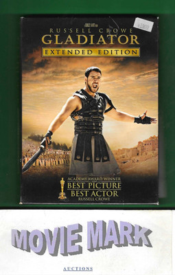 ''GLADIATOR'' 2000 Universal   Extended Edition DVD 3 Disc set Russell Crowe   