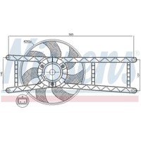 LüFter MotorküHlung KüHlerlüFter Passend FüR Fiat Panda 169 1.1 1.2 1.4