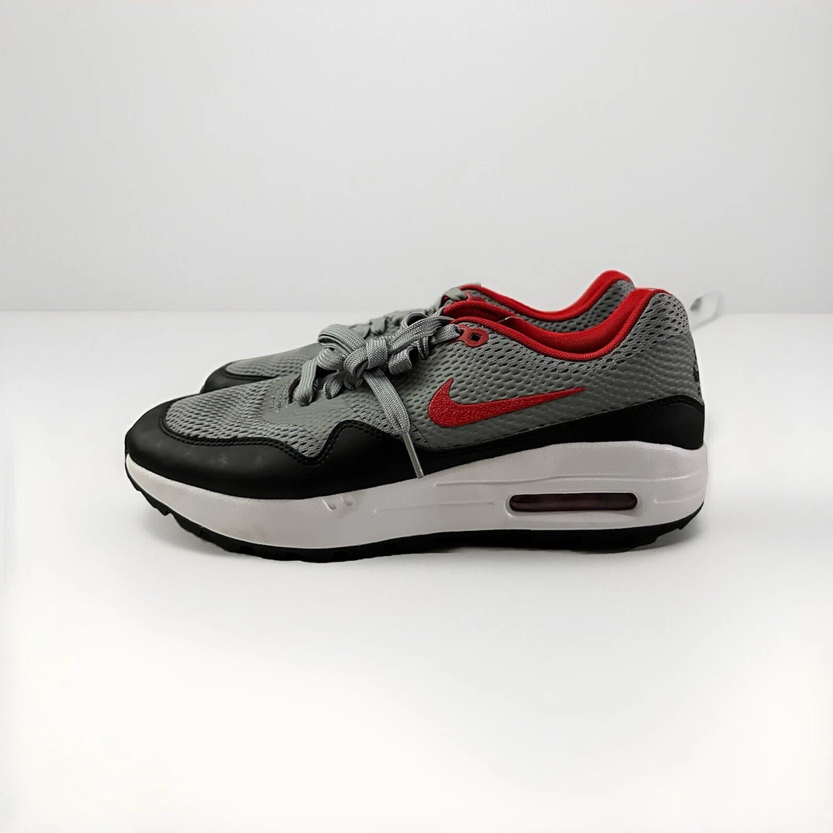Nike Air Max 1 Golf Particle Grey Red for Sale  display picture 2