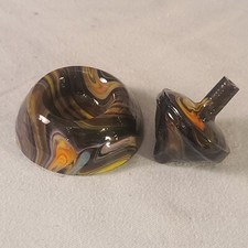 ANDY DAVIS, Glass Art Spinning Top Base, Encore Run , 263P
