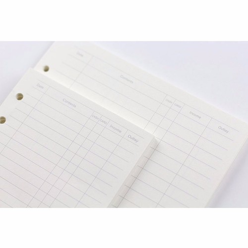 A5/A6 Accountant Plan Diary Notebook Insert Refill Note Paper Organiser 45Sheets - Picture 6 of 9