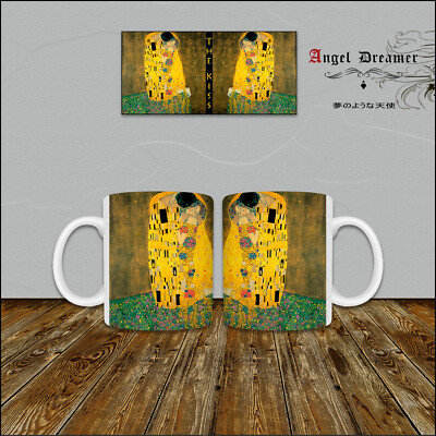 TASSE TASSE Der Kuss von Gustav Klimt The Kiss Gemälde Moderne Kunst Goldener Zyklus Kunst