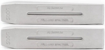 KOVA® 2x Profi ALU Spaltkeil Massiver Spaltkeil in Keilform aus Spezialaluminium