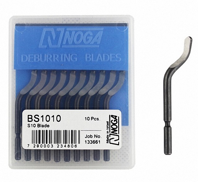Noga S10 Deburring Tool Replacement Blades Heavy Duty Deburrer Pack of