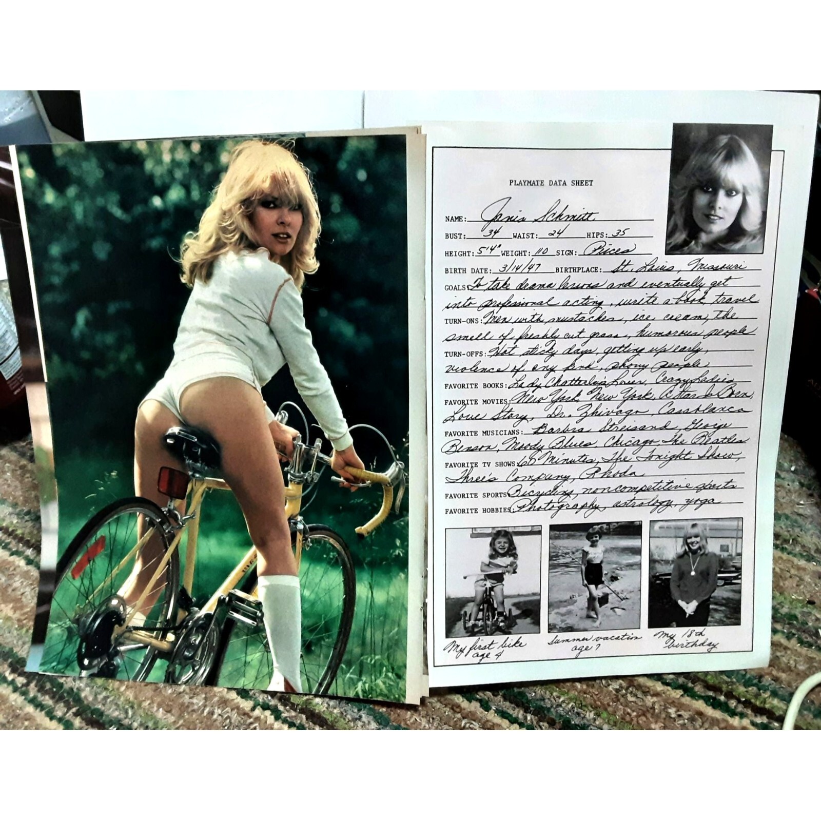 Janis Schmitt 1978 Playboy Centerfold and Feature NO Magazine vintage 70s | eBay