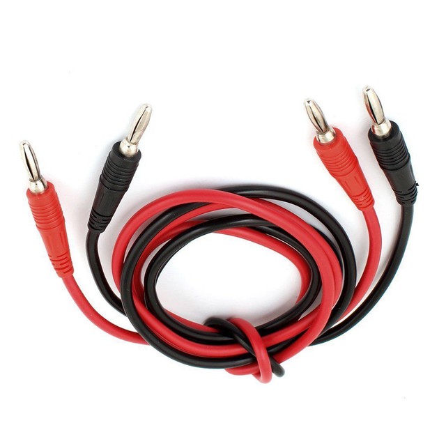 1Pair Multimeter 4mm Banana Probe Test Cable red&blank B2AE eBay