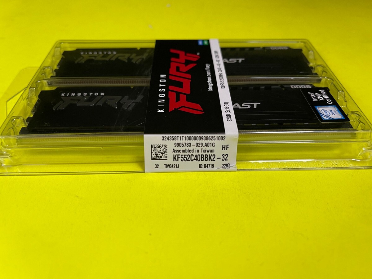 Kingston Fury Beast 32GB (2x16GB) 5200MHz DDR5 CL40 Gaming