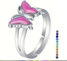 Butterfly color changing mood ring