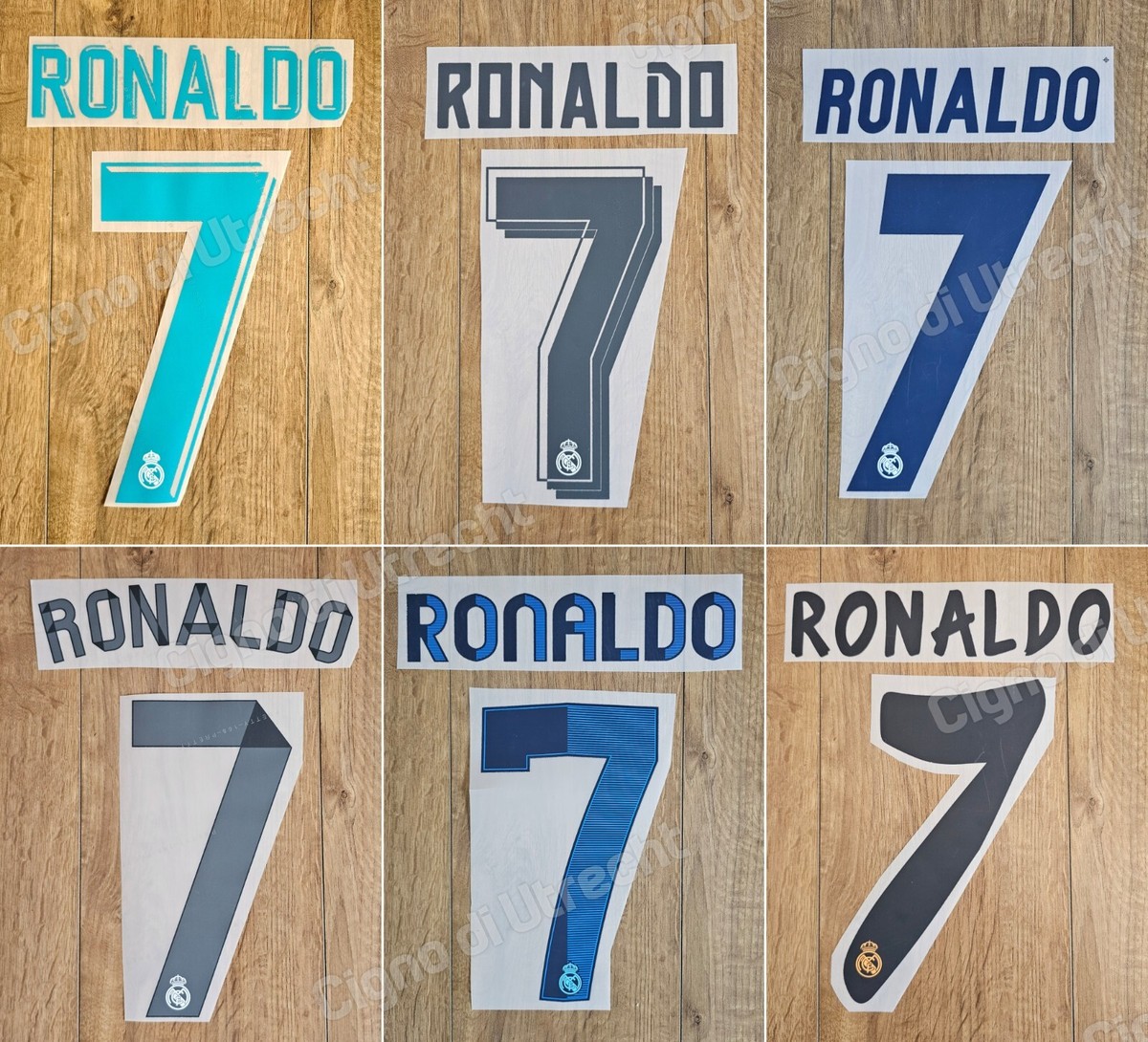 Ronaldo #7 Print Home Away Real Madrid Champions League La Liga