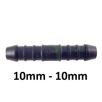 EASYPARTS4U Schlauchverbinder Gerade 10 mm Kunststoff Verbindungsstück Schlauch