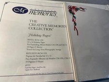 Lot of 5 Creative Memories Holiday Pages 12x12 Scrapbook Pages RCM-12H