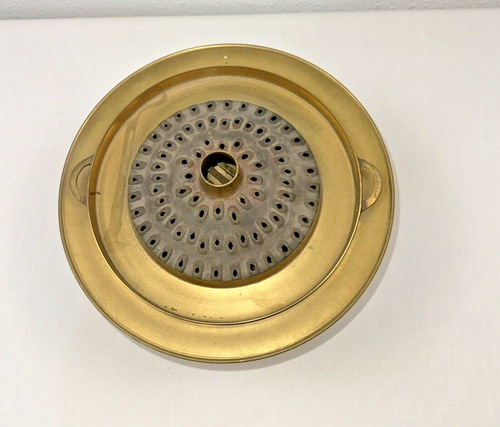 Vintage koreanischer Messing Hot Pot Feuerschale Dampfgarer Grill Ofen Kochen Sin Sul Ro - Bild 2 von 12