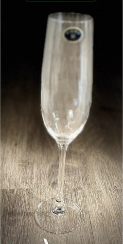 Flautas de champán Crystal Bohemia Columba, 6 piezas reforzadas con titanio República Checa-9 oz - Imagen 6 de 6