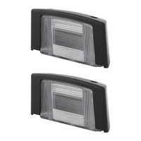2 Kennzeichenleuchten Rechts 24 V C5W Halogen Glasklar Hella FüR U.A. DAF