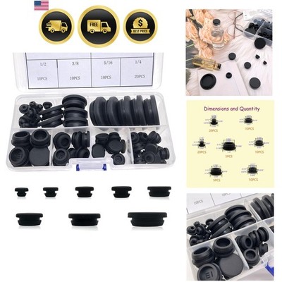 80PCS Silicone Hole Plugs Kit - 7 Sizes 1/4'' 5/16'' 3/8'' 1/2'' 5/8'' 3/4'' 1'' - S...