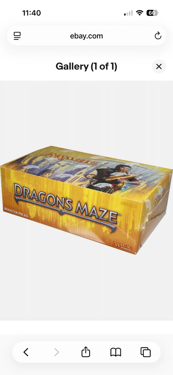 dragon's maze booster box price MTG Magic: the Gathering (36 packs) : Toys & Games and multicolor cards Magic The Gathering CCG: Dragons