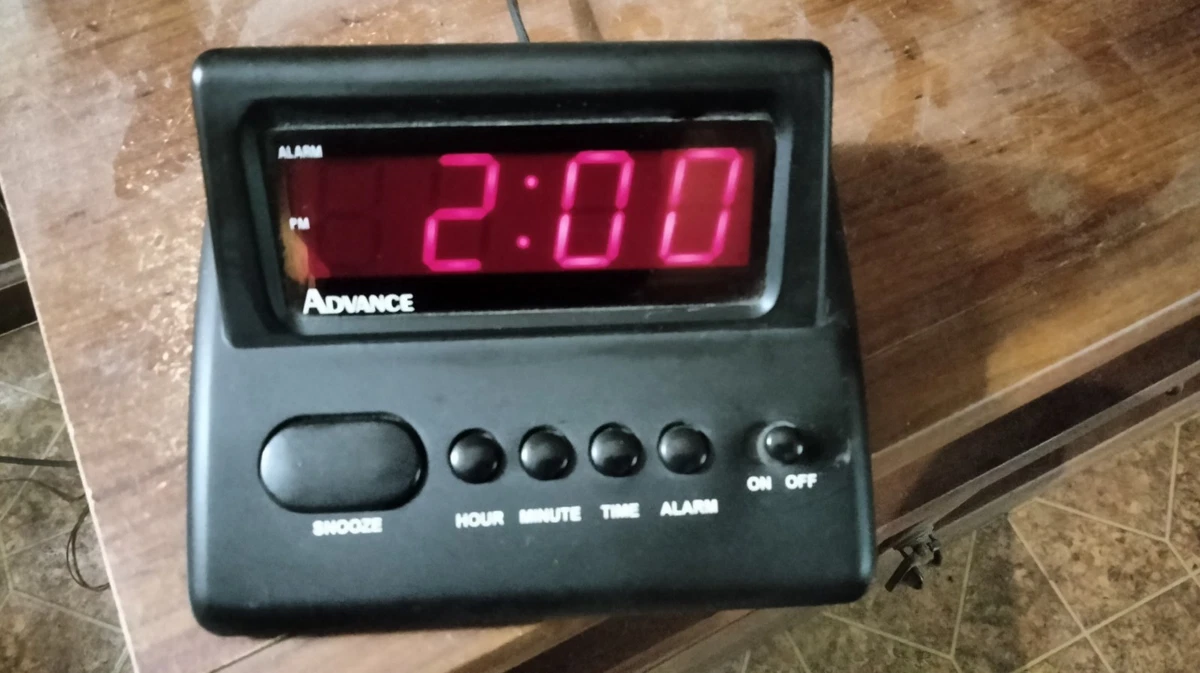 Vintage Digital Clock In Alarm Clocks for sale - eBay