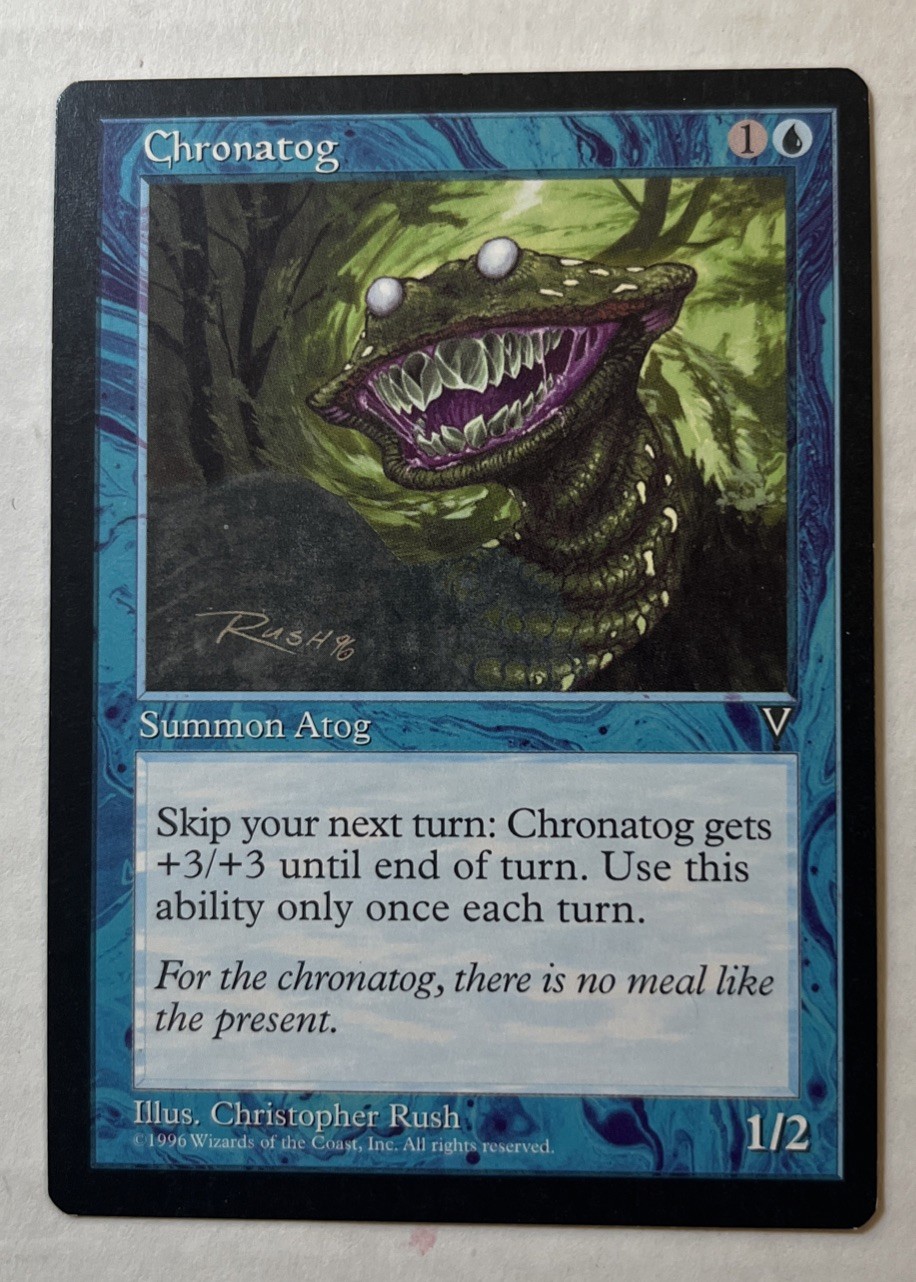 Chronatog - LP/NM - Visions MTG Magic The Gathering Card Reserved List 1996