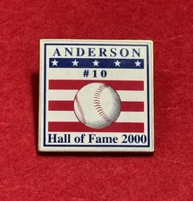 Sparky ANDERSON #10 Hall of Fame 2000 Baseball Lapel Pin