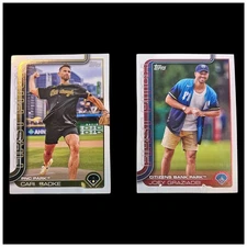 2024 Topps First Pitch Lot – Joey Graziadei FP-1 & Carl Radke FP-6