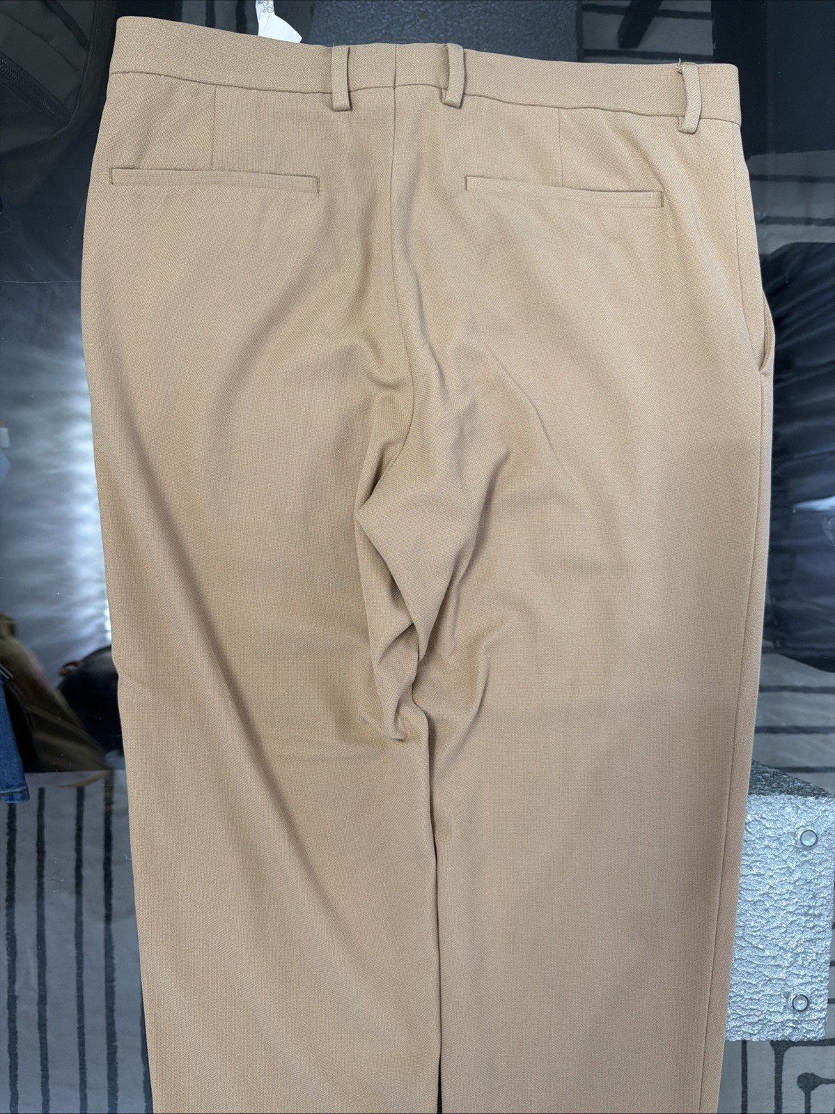 Zara Mens Dress Pants Size 31 Tan Color thumbnail 4