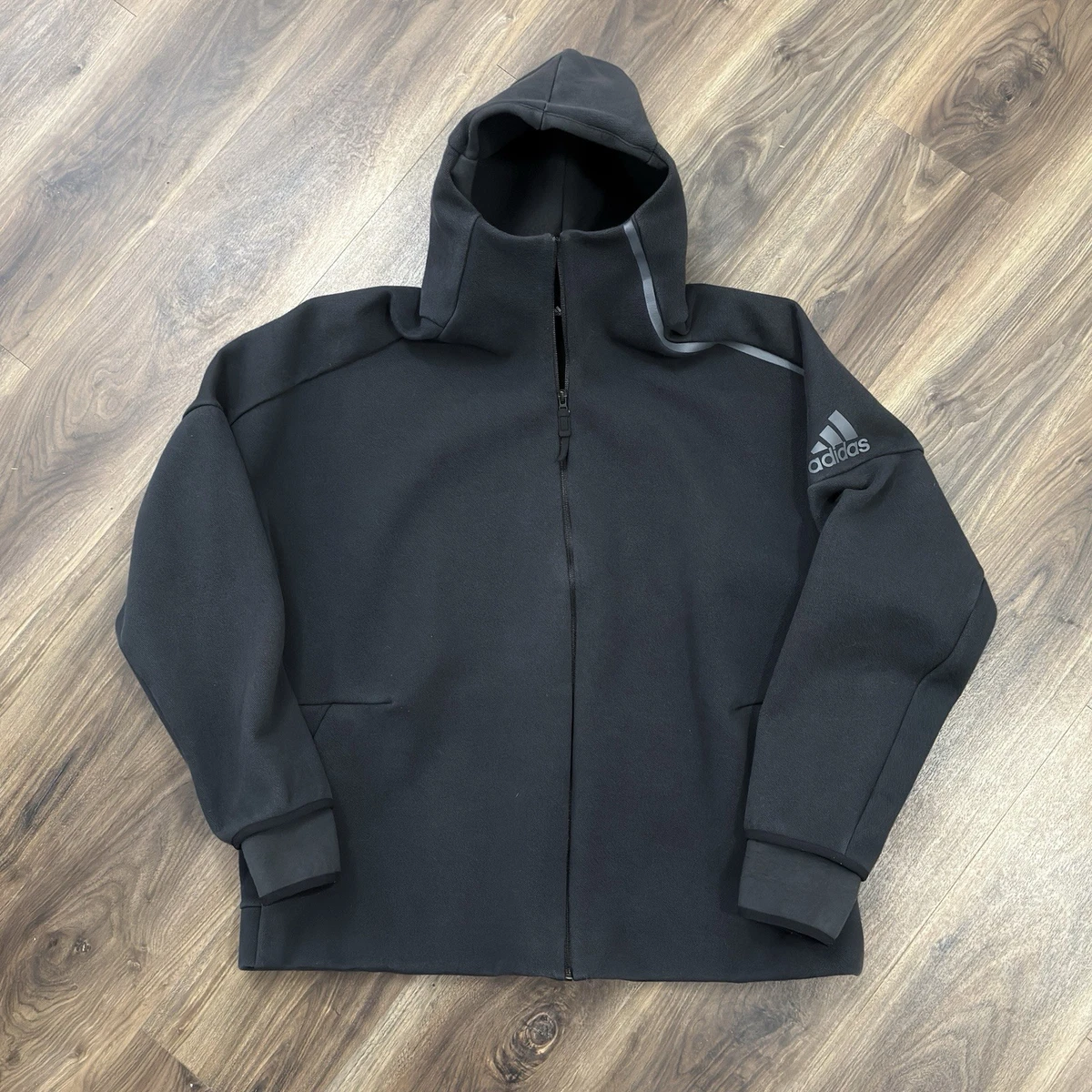 阿迪达斯卫衣男士全拉链| eBay