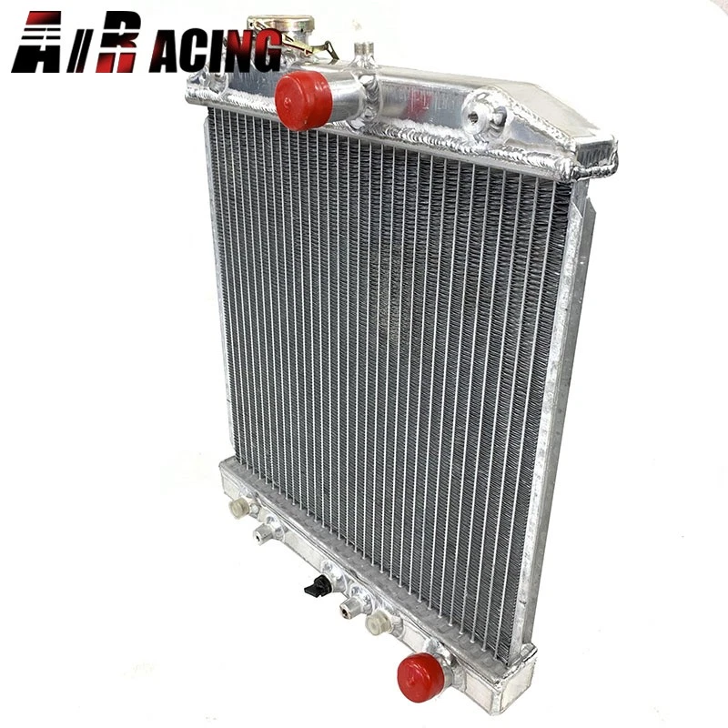 Radiador de transmisión automática de aluminio compatible con Honda Civic 92-95 + ventilador de 12" + soporte Foto 2 de 4