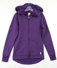 Burton Women's Small Purple Dryride Full Zip Hoodie 100 Polyester